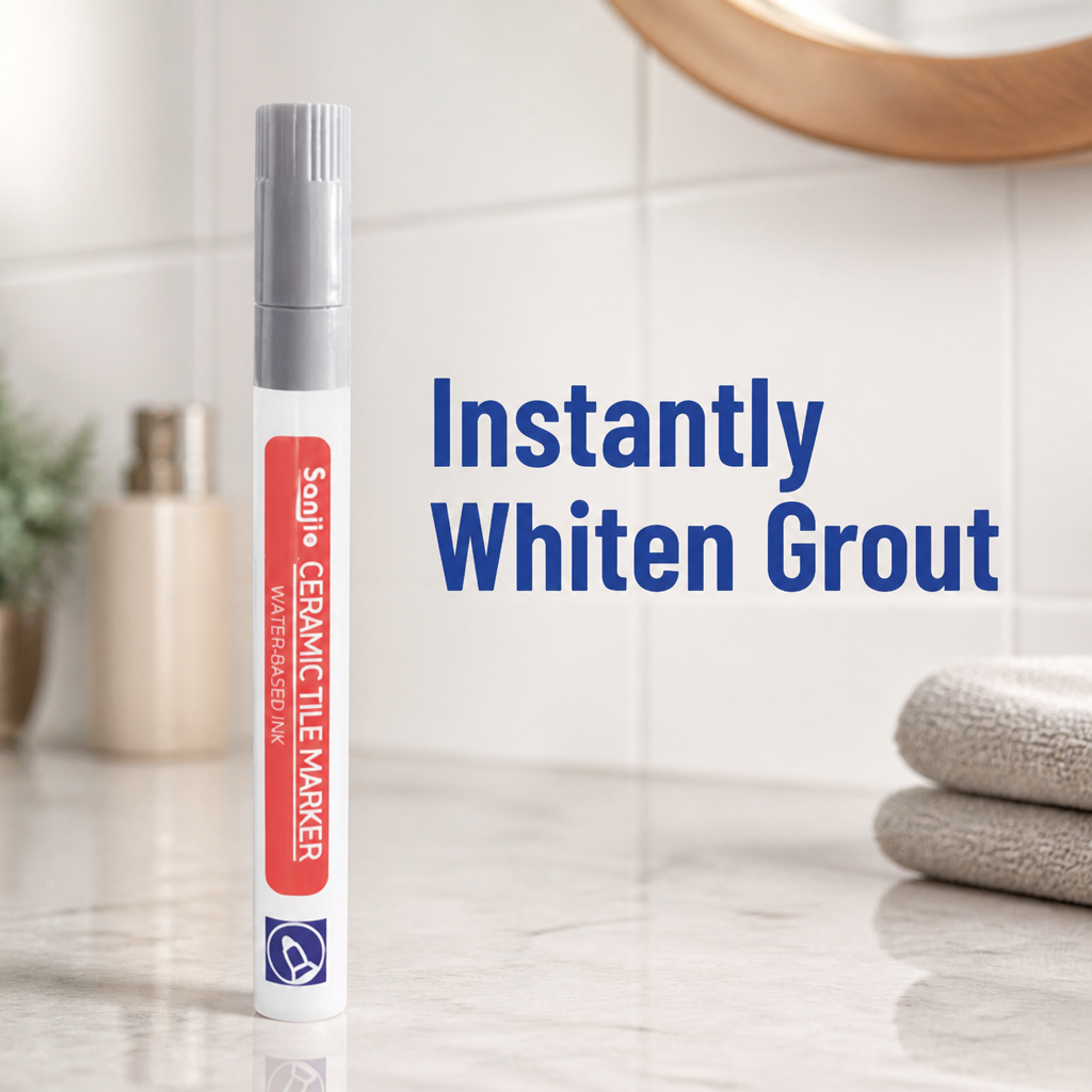 PureSeal™ Grout Renewal Pen — Instantly Revive Grout and Lock Out Mold for a Spotless, Proud Home