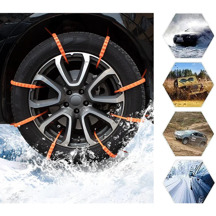 Buy 5 Get 5 Free | Portable Snow Chains for Road Use