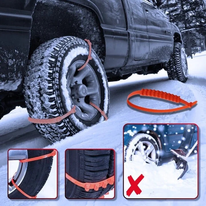 Buy 5 Get 5 Free | Portable Snow Chains for Road Use
