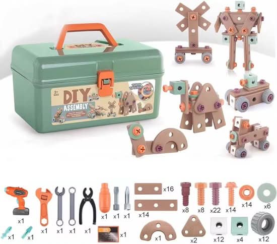 Imaginative Builder's Tool Kit for Ages 3 and Up
