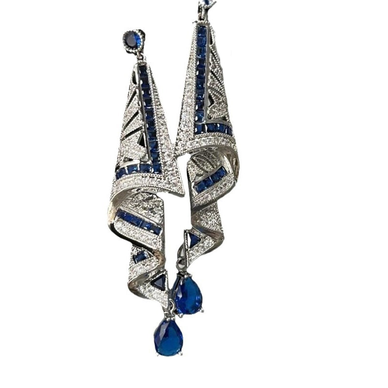 SereniSapphire™ Earrings — Ignite Unstoppable Confidence with Feather-Light, Hypoallergenic Elegance