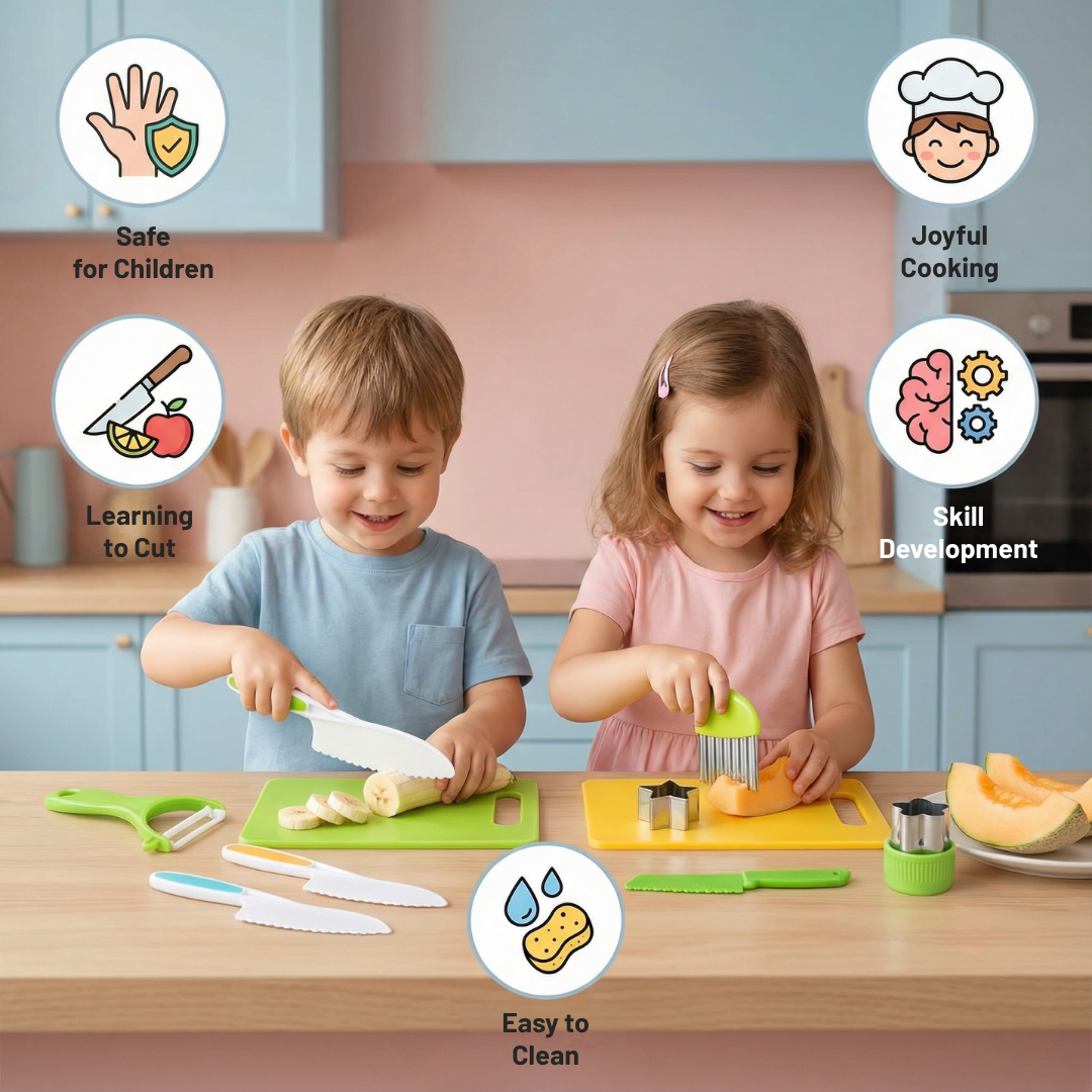 SliceJoy™ — Ignite Your Child’s Confidence and Joy with Safe, Mess-Free Kitchen Adventures