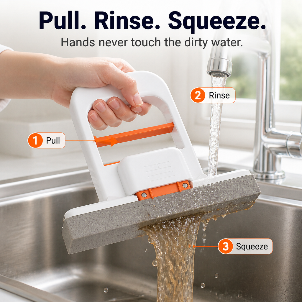 SwiftMop™ — Clean Counters, Sinks & Bathroom Splashes Flawless in Seconds