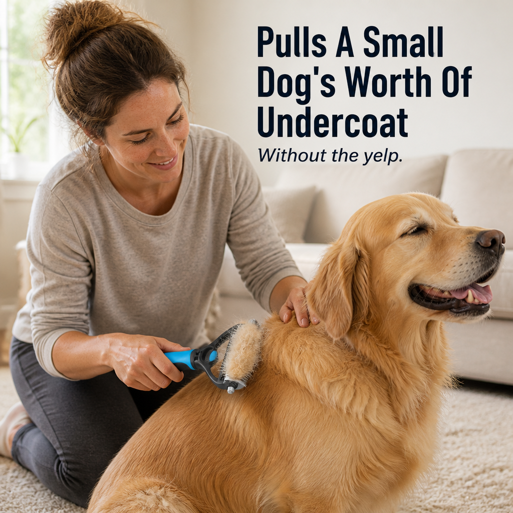 FurEase™ — Remove A Small Dog's Amount Of Undercoat Without The Yelp