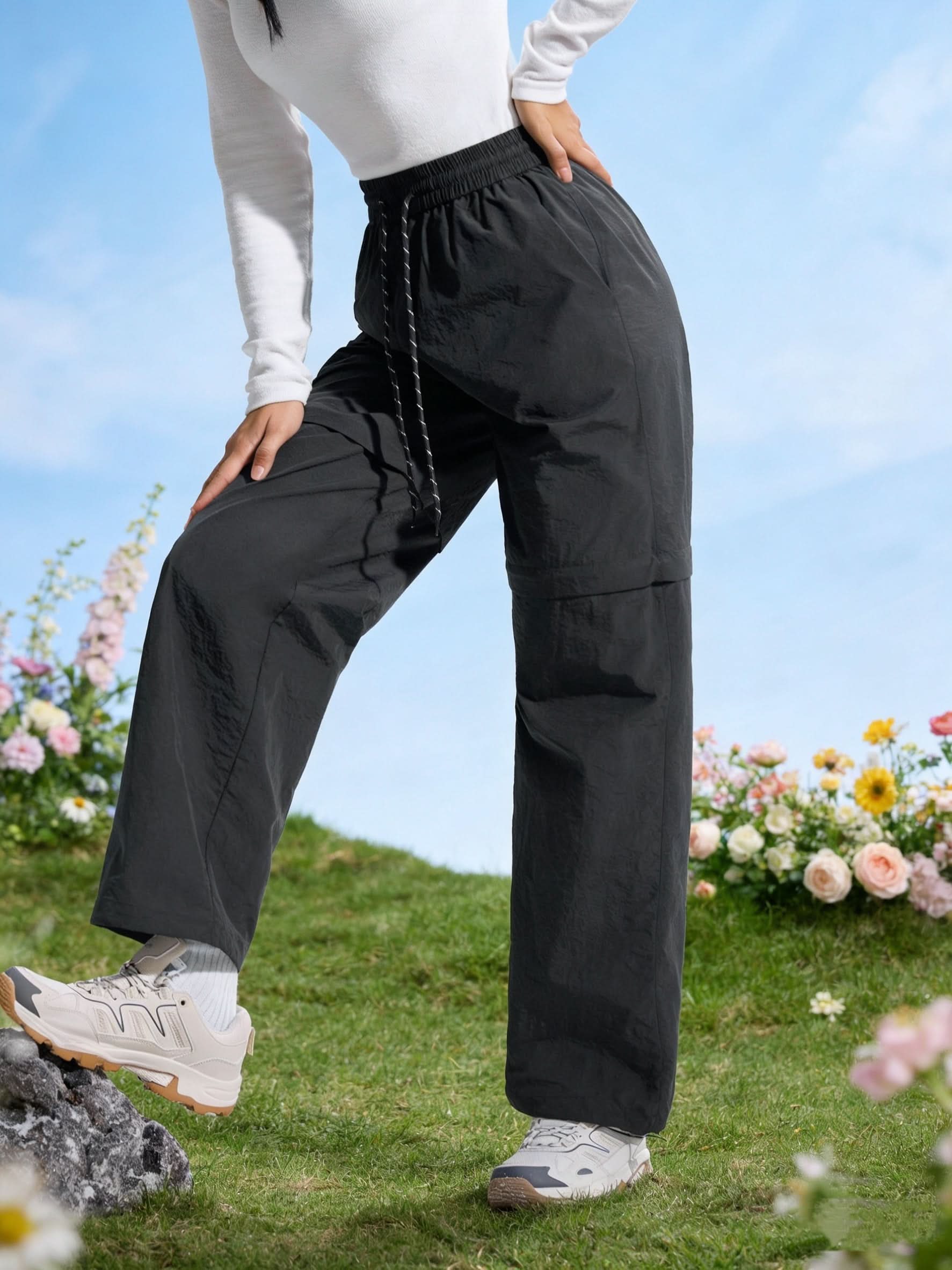 Convertible Outdoor Hiking Trousers for Adventure Activities