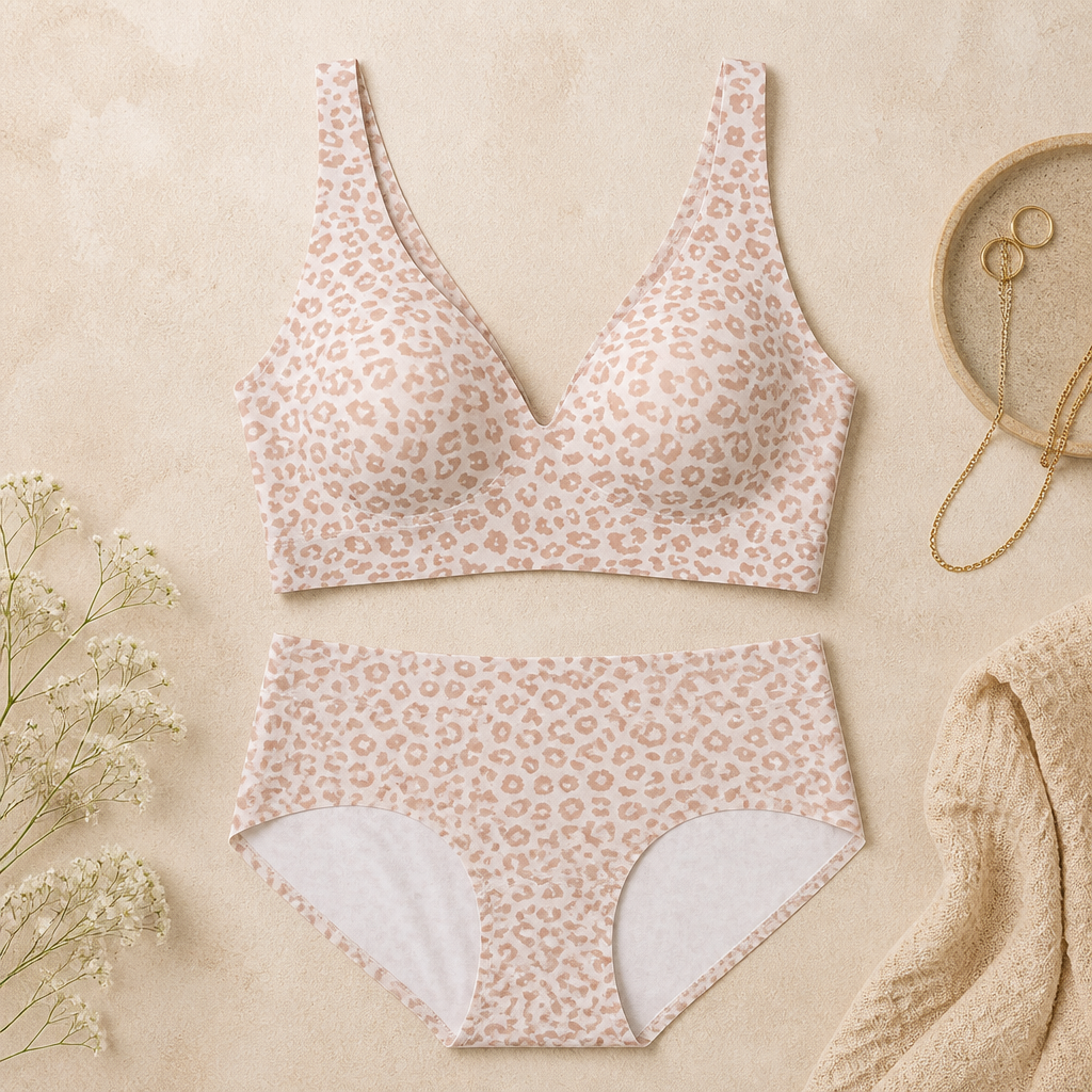 AeroLuxe™ – Wireless Seamless Bra with Deep-V Molded Cups