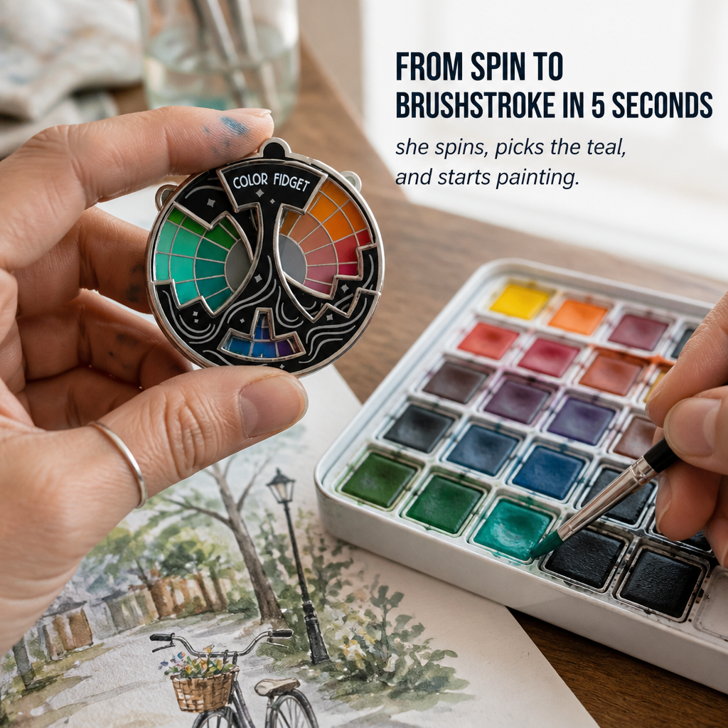 ColorSpin™ — Select Color Palettes by Twist, Not Through Trial and Error