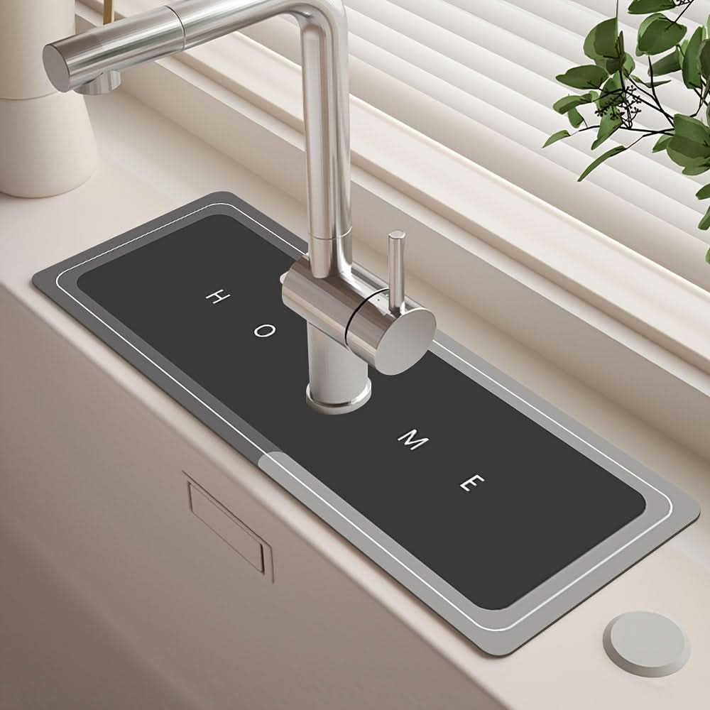 Absorbent Splash Mat for Faucets – Drip Catcher