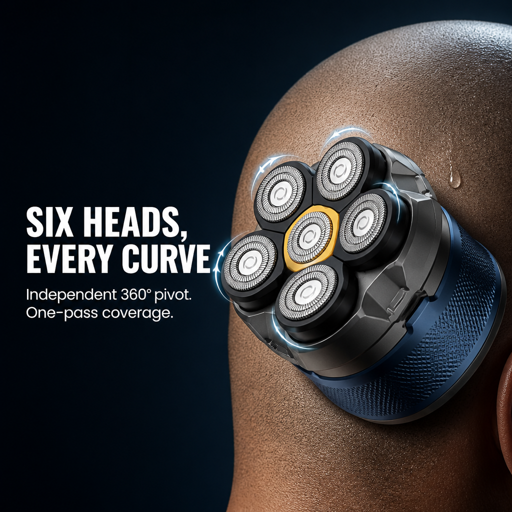 ApexGlide™ — Get a Completely Smooth Head Shave in Less Than 3 Minutes