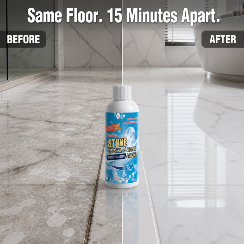 CrystalSure™ — Remove Years of Stains and Lock in Stone Shine Fast