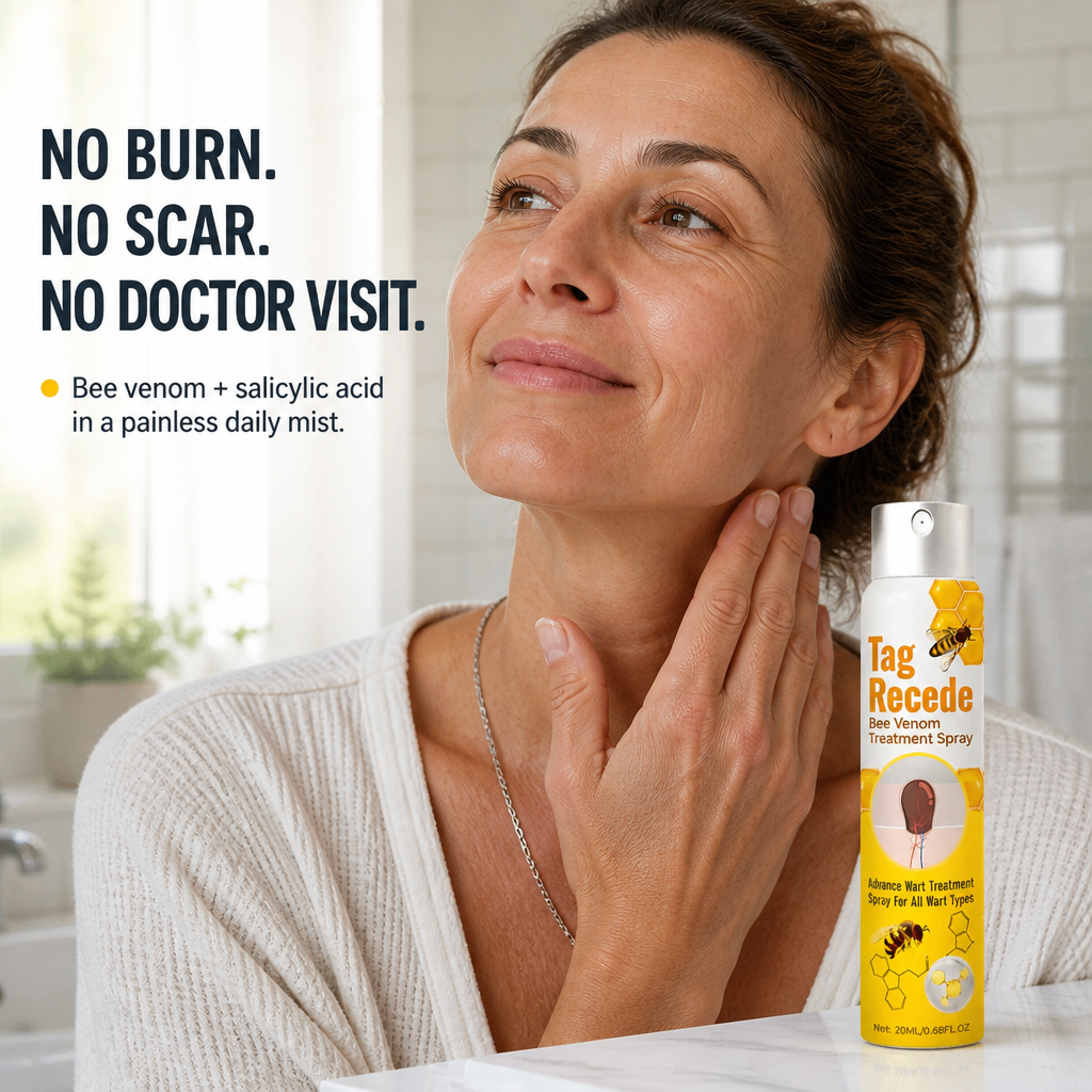 VenomaSilk™ — Effortlessly Eliminate Stubborn Warts with Bee Venom and Salicylic Acid Spray