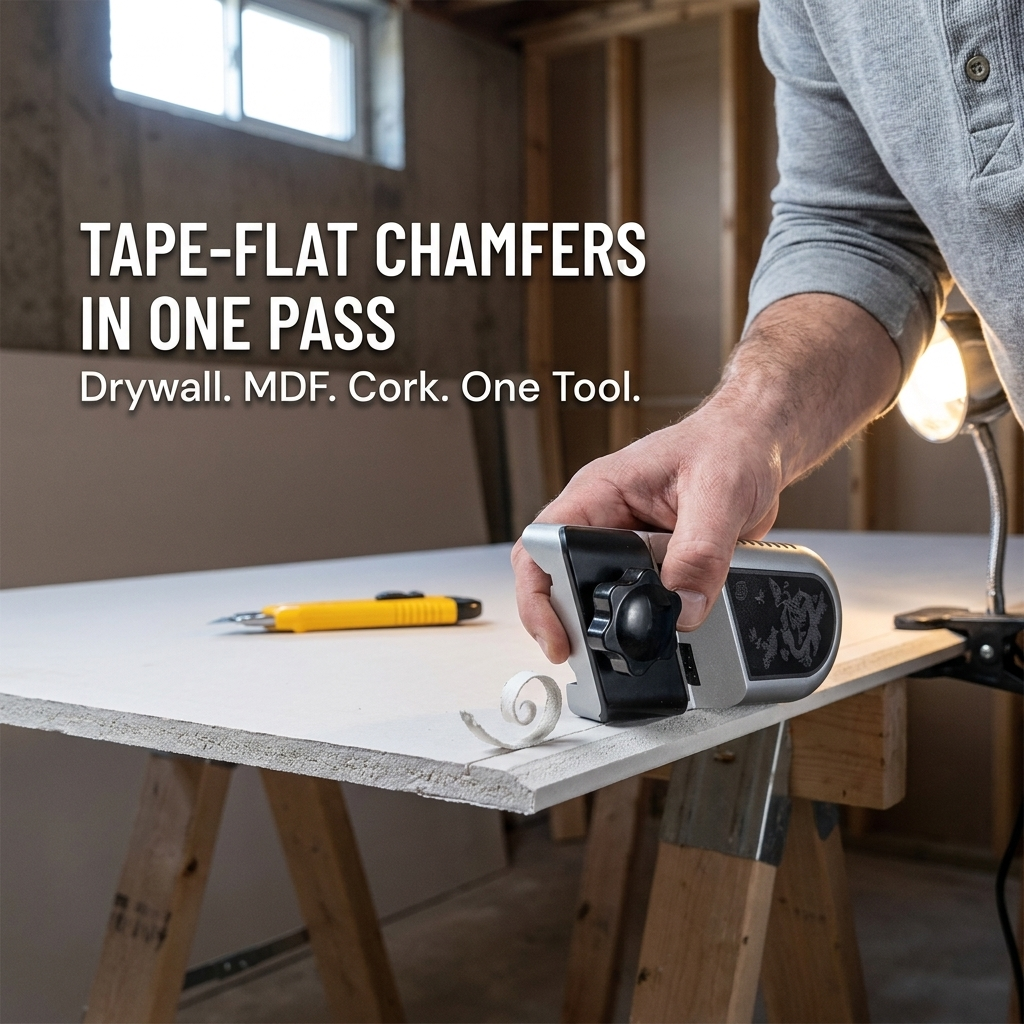 TrueEdge™ — Level Drywall Edges That Tape Flat with One Smooth Stroke