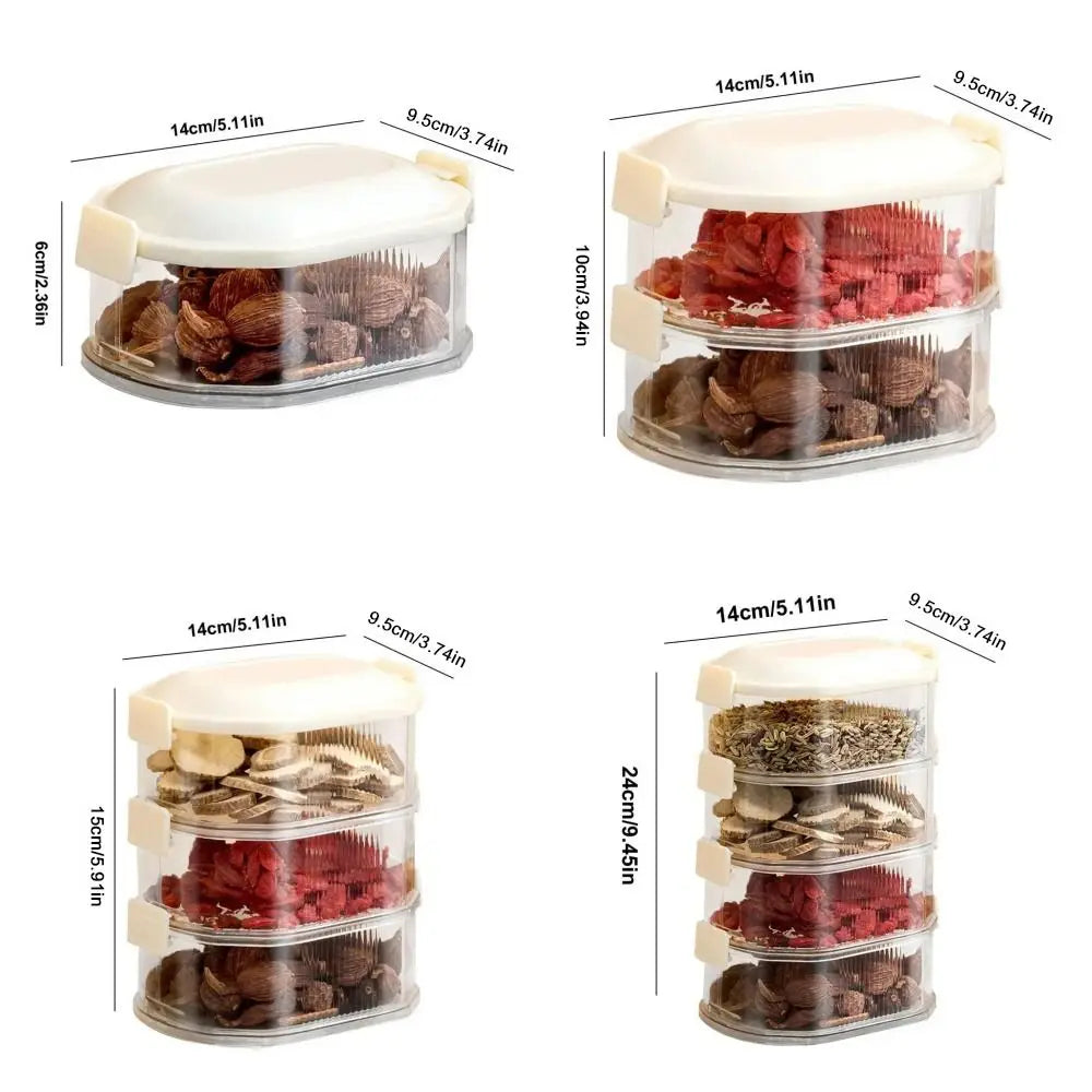 Spice Containers | Organize Quicker Than Ever | Stackable, Airtight, Transparent | SpiceNest
