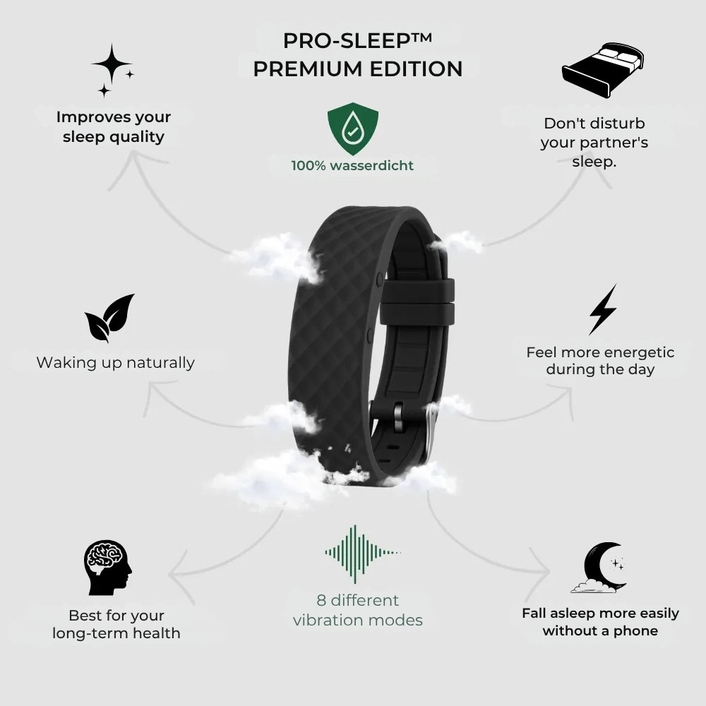 Alarm Clock | Quiet Silent Wake-Up | Brightness Adjustable | ProSleep