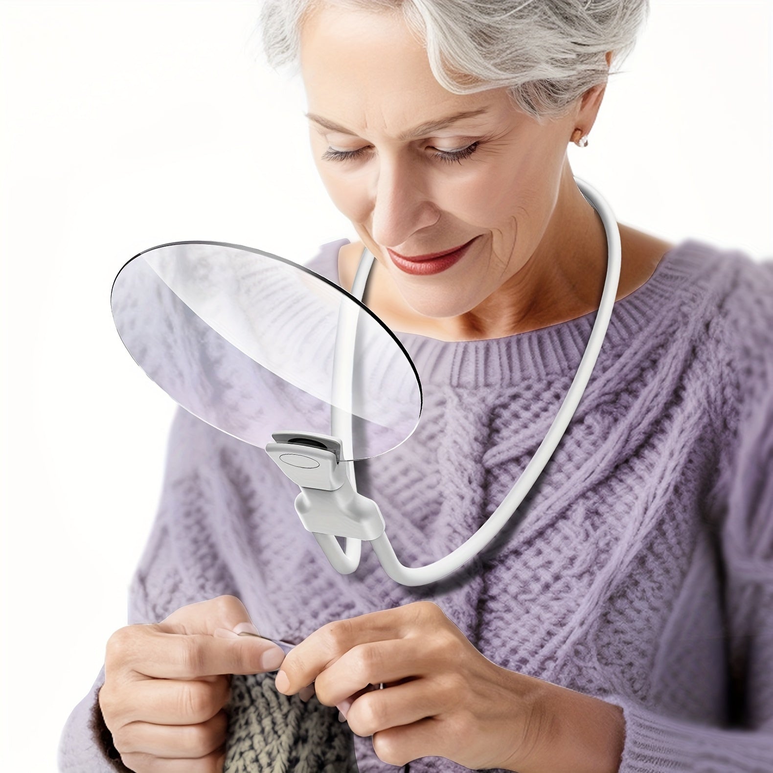 Hands-Free 5X Magnifier for Crafting and Detailed Work