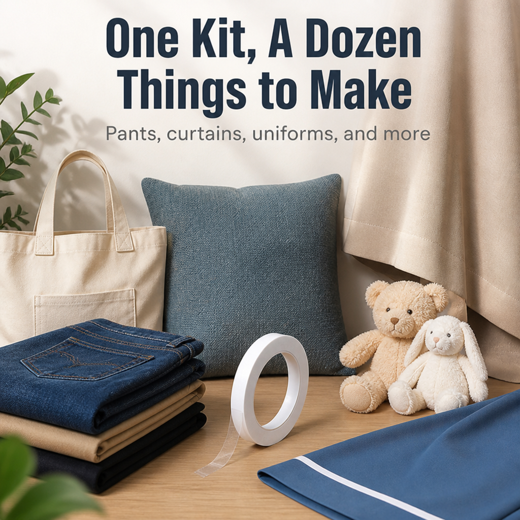 Hemna™ — Hem Any Pair in Seconds With No Needle, No Thread, No Sewing