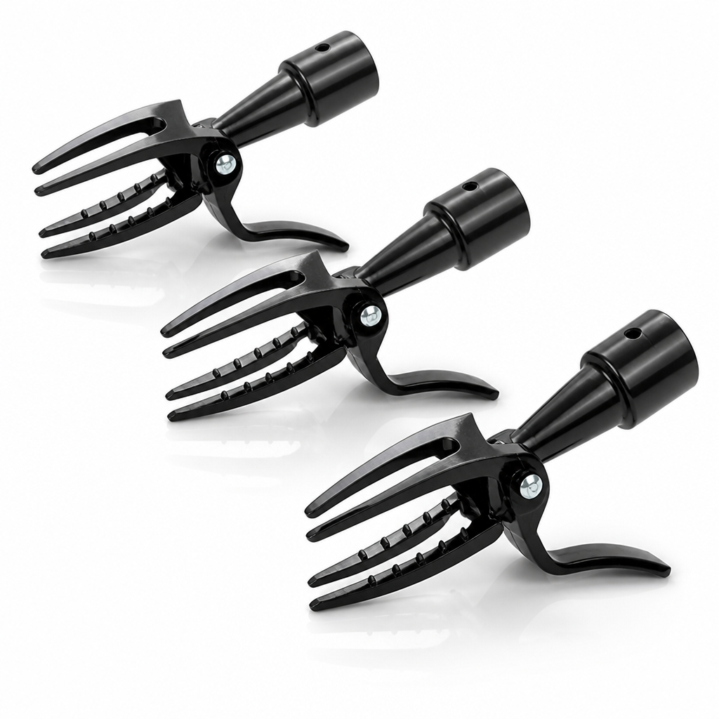 Rust-Resistant 4-Claw Weed Puller Head