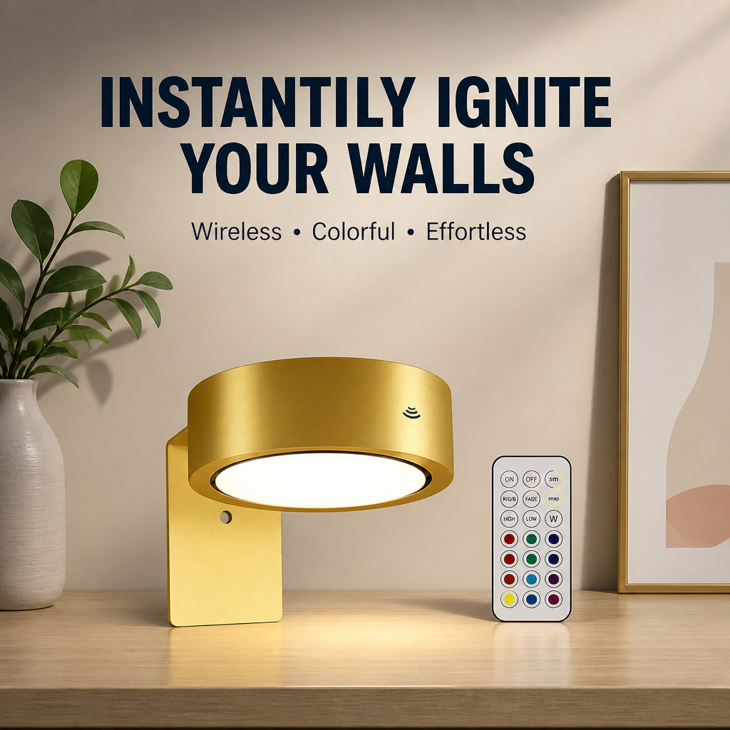 RadiAura™ — Instantly Ignite Your Walls with Dazzling, Effortless Glow