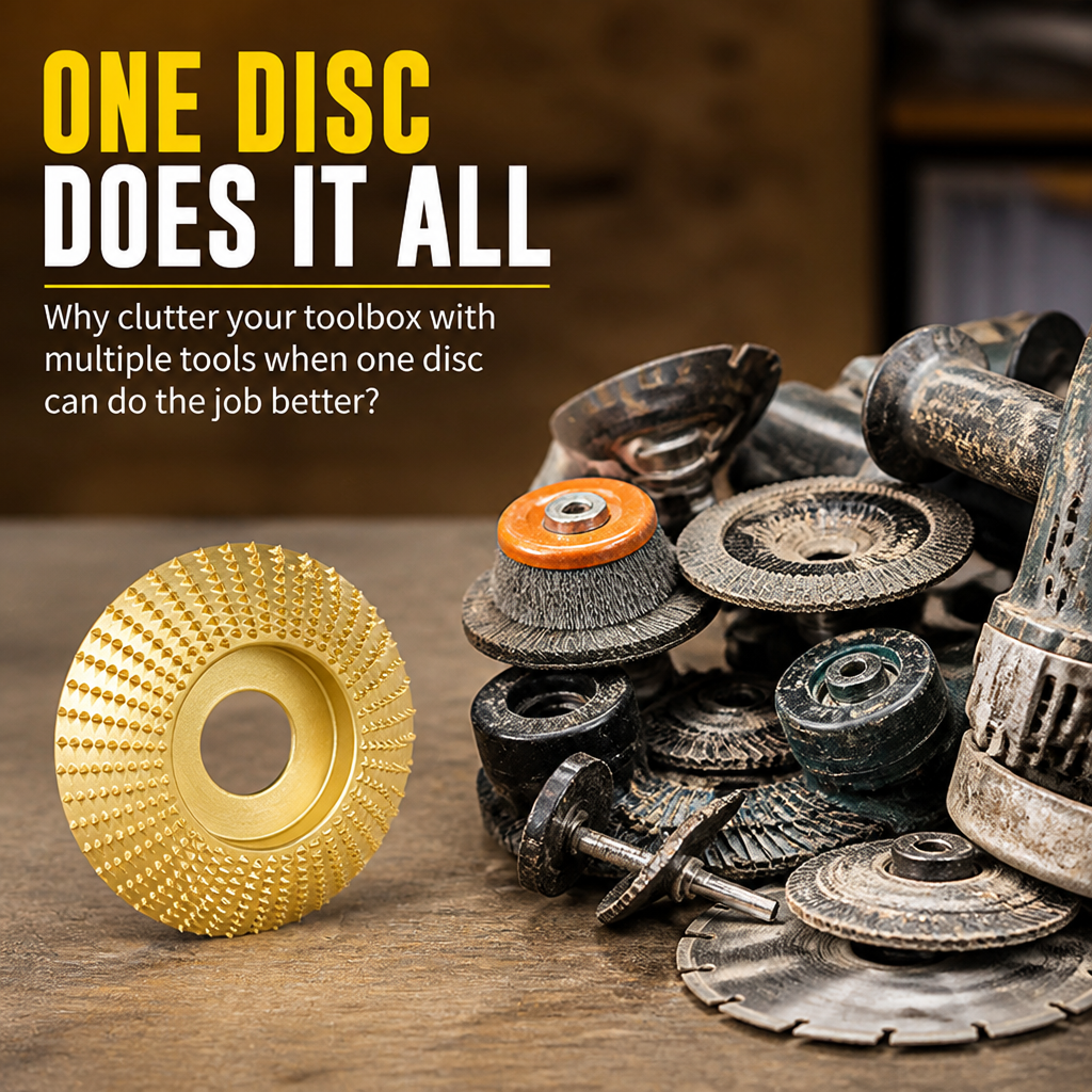 GrainMaster™ Precision Disc — Carve Faster, Create Sharper, Impress Every Time