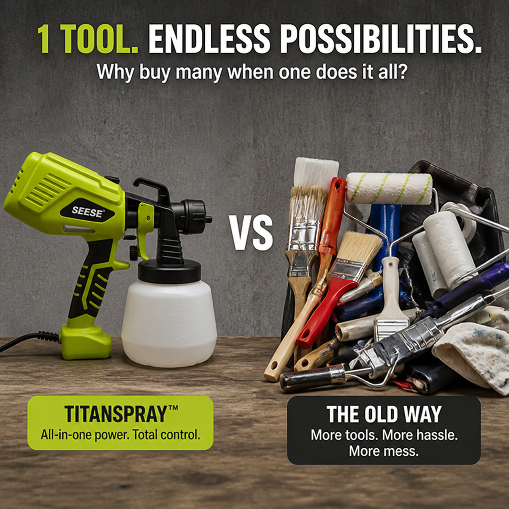 TitanSpray™ — Effortless Precision That Turns Any Surface Into a Work of Art
