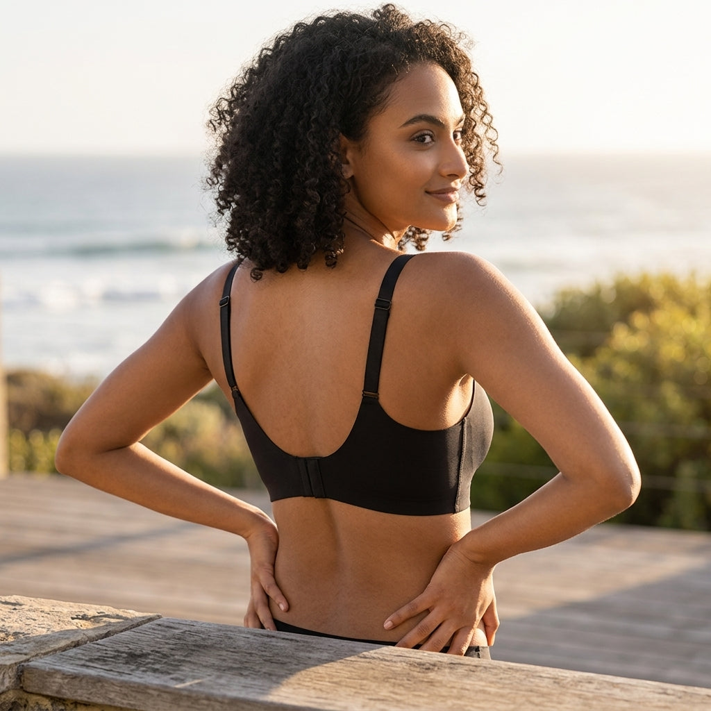 AeroLuxe™ – Wireless Seamless Bra with Deep-V Molded Cups
