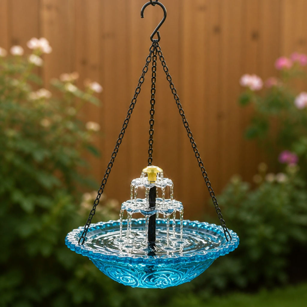 SunStream™ — Transform Your Garden into a Soothing Sanctuary of Sunlit Water and Wildlife