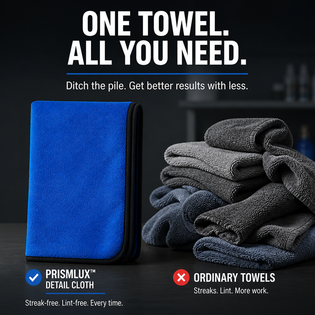 PrismLux™ Detail Cloth — Instantly Unlock a Mirror-Perfect Shine Without the Struggle
