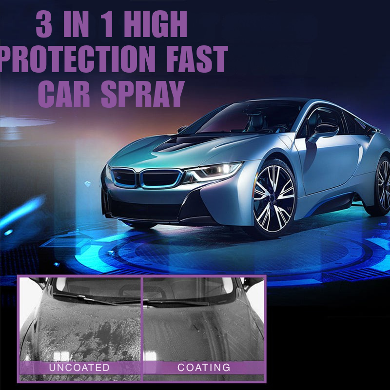 HydraSheen™ 3-in-1 Ultra Coat Spray — Instantly Restore and Shield Your Car’s Showroom Shine Without Water