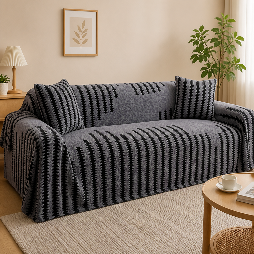 LumiNest™ Plush Sofa Cover — Wrap Your Sofa in Unshakable Comfort and Plush Luxury