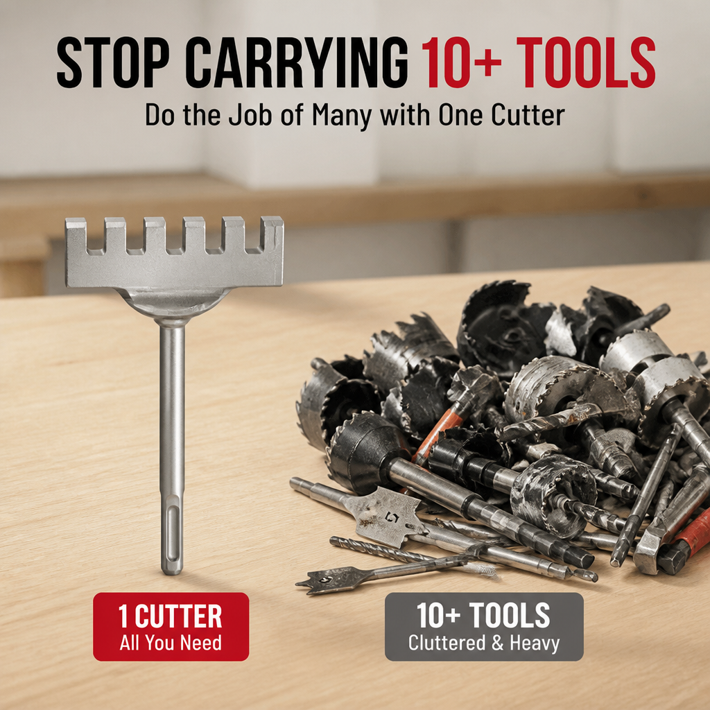 VeroCut™ Square Hole Cutter — Cut Perfect Squares Fast for Flawless, Stress-Free Installs Every Time