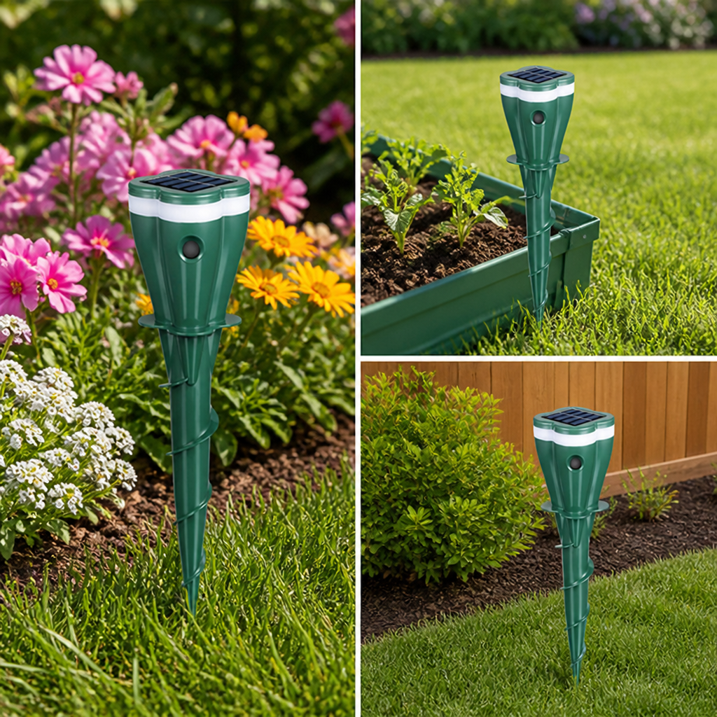 TerraGuard™ — Quiet Solar Power That Banishes Moles and Revives Your Garden’s Glory