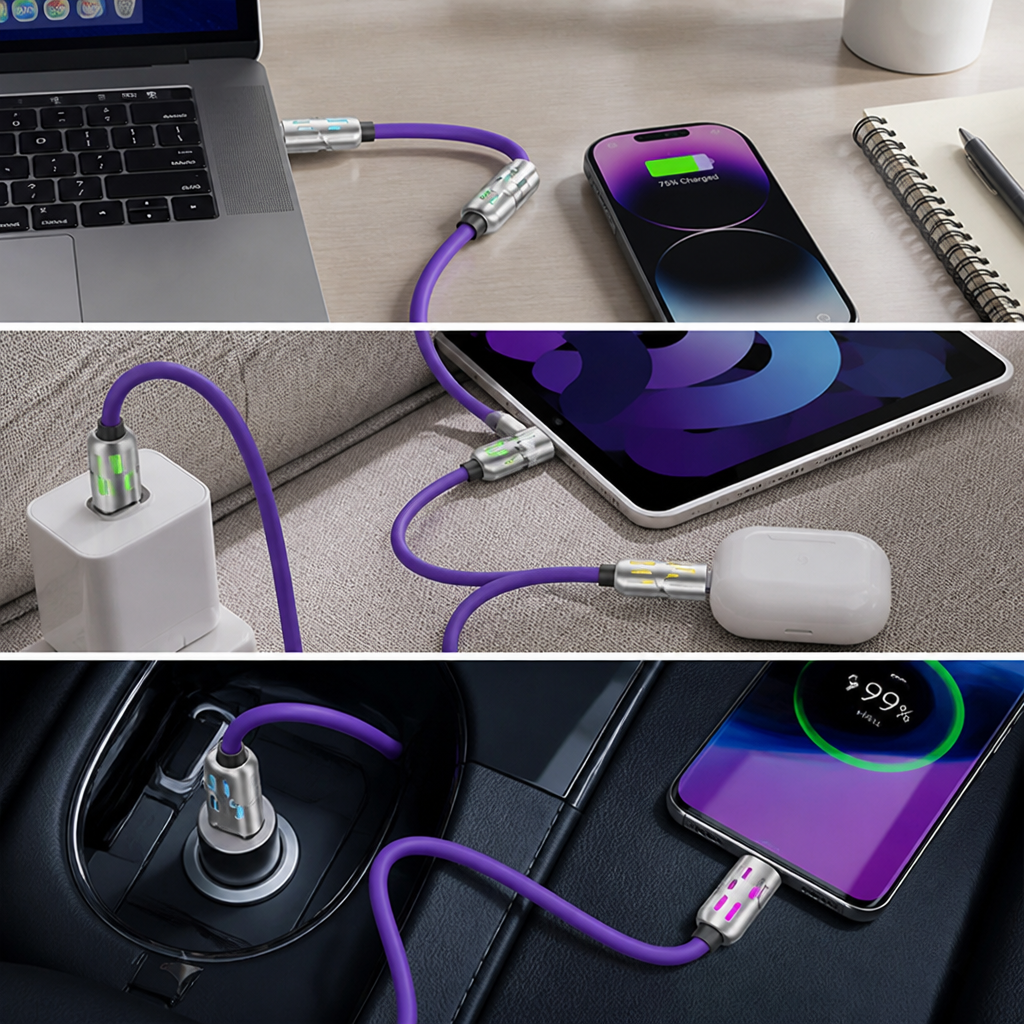 Voltara™ PowerFlex — Lightning-Fast Charging That Declutters Your Life and Protects Your Devices