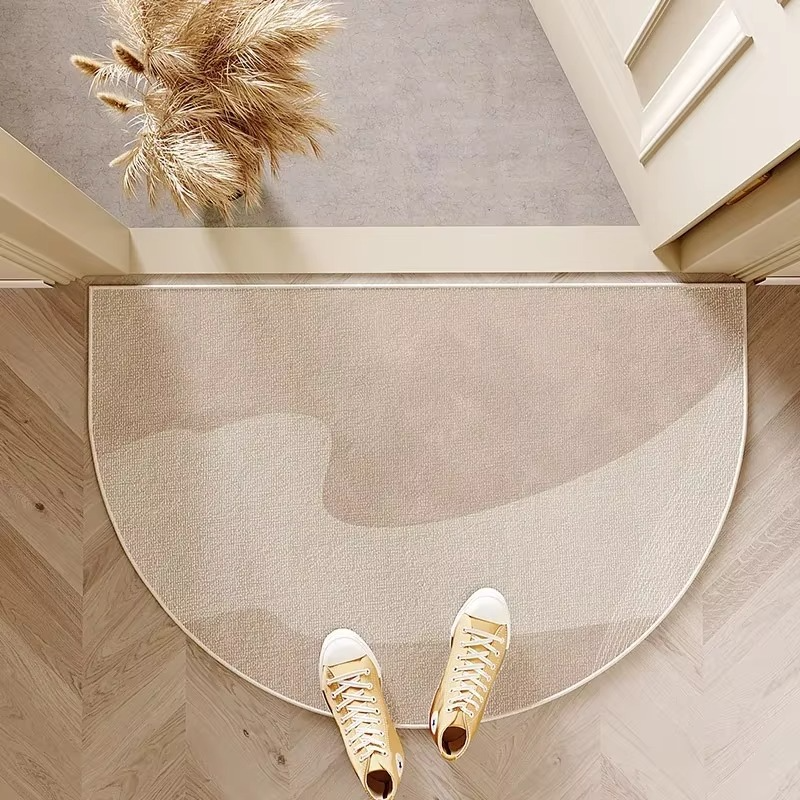 Stylish Half-Moon Entry Mat – Slip-Resistant Welcome Mat for Home