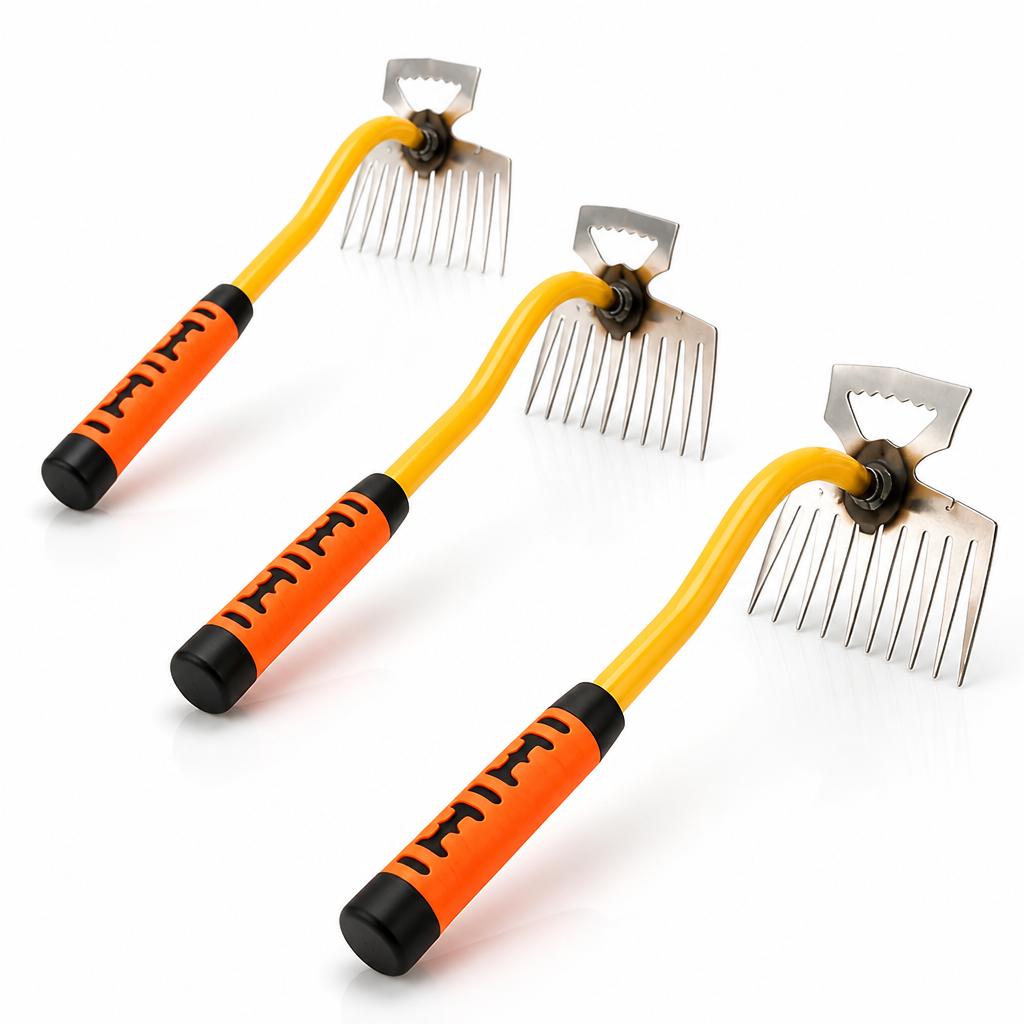 Durable Manganese Steel 11-Tooth Weeding Rake