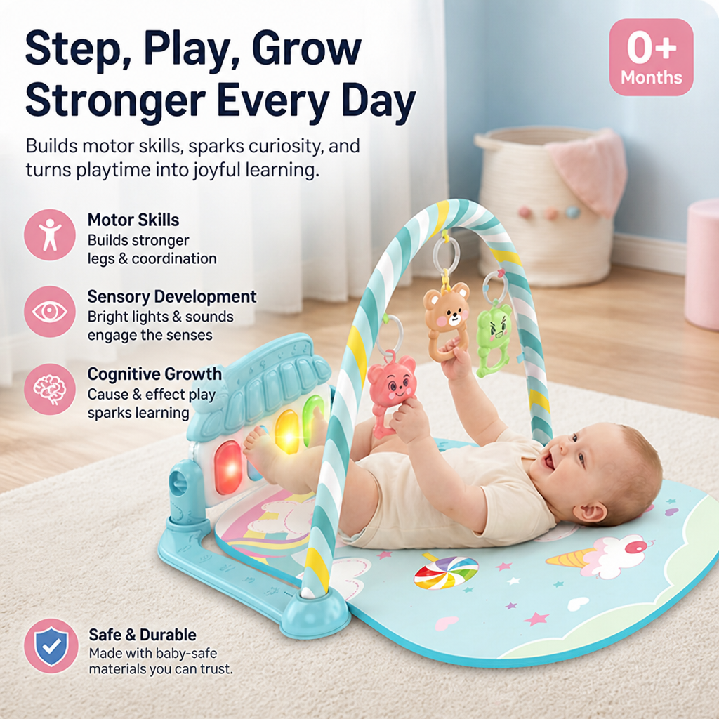 PedalJoy™ — Ignite Your Baby’s Strength, Senses, and Smiles in Every Playful Step