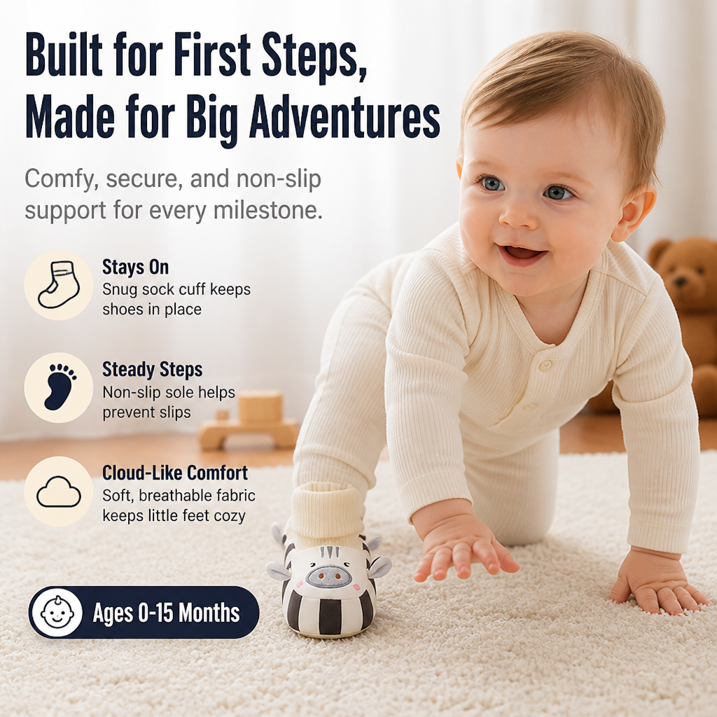 StrideSnug™ — Keep Tiny Feet Cozy, Secure, and Ready to Explore Fearlessly