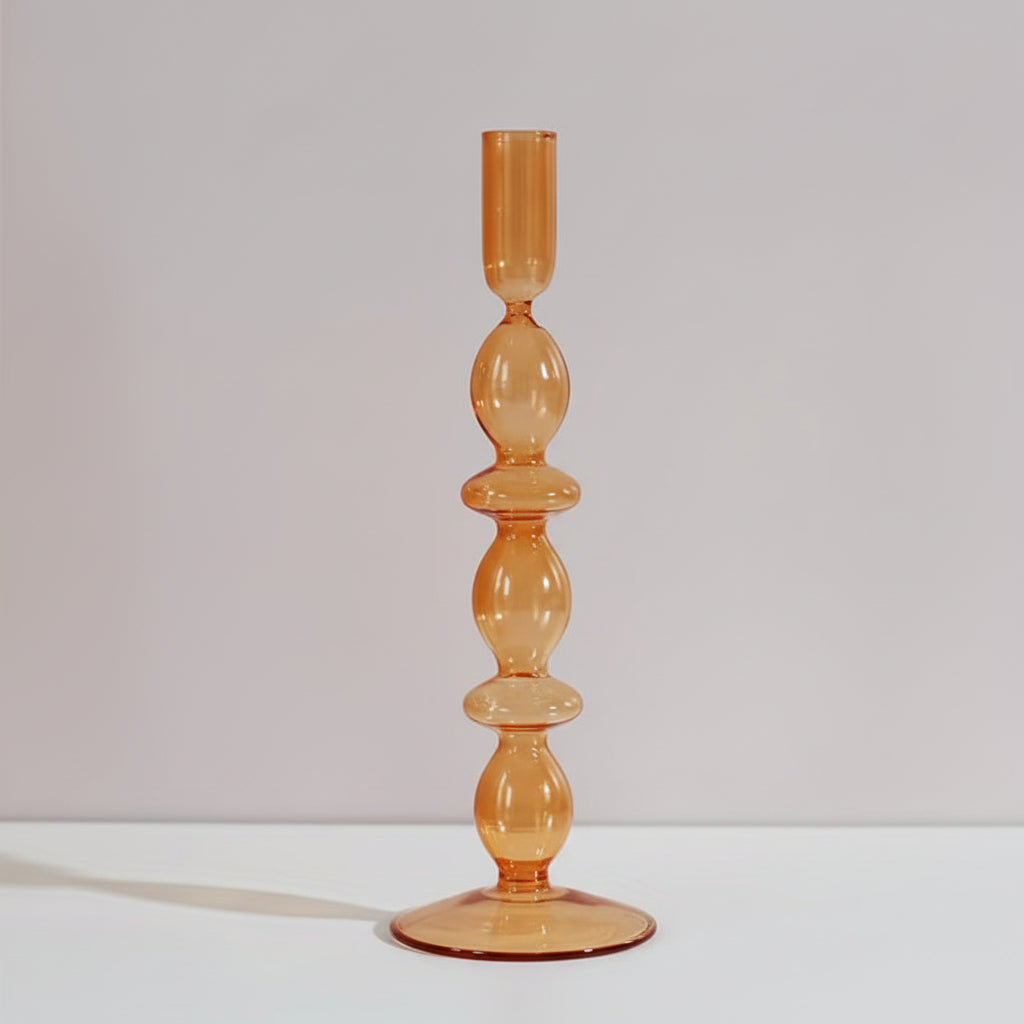 Elegant Glass Candle Holder and Vase for Modern Decor