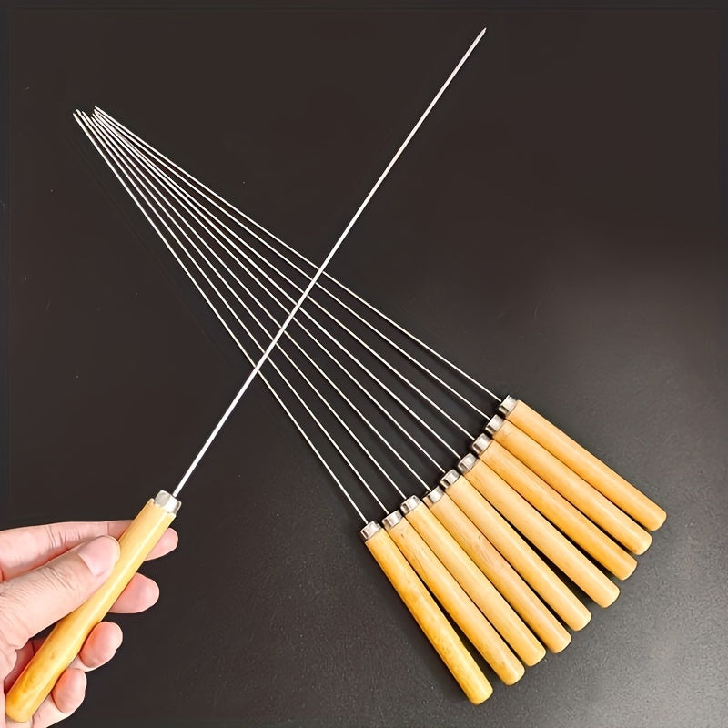 GrillMaster Pro – Sturdy Stainless Steel Skewers for Perfect BBQ