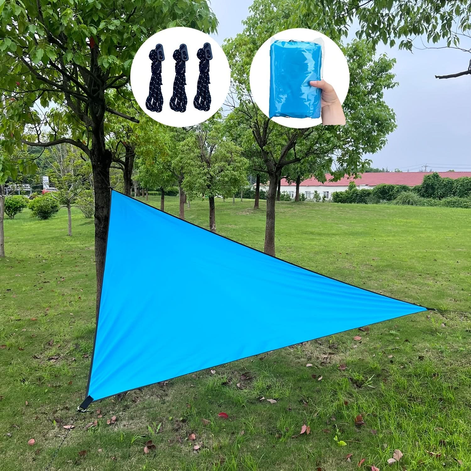 Extra Large Triangular Outdoor Shade Sail for Sun Protection