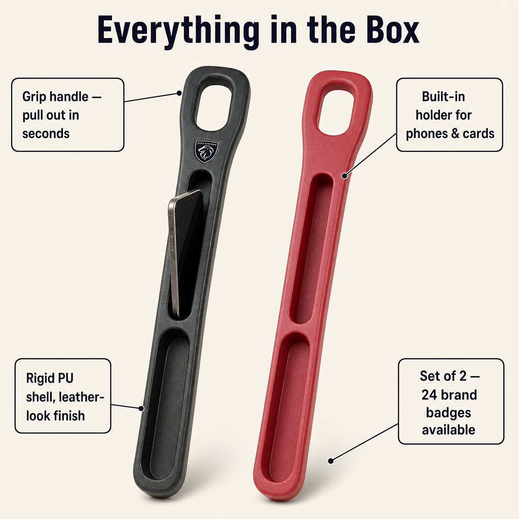 GlideGuard™ — Seal the Seat Gap That Devours Your Phone, Keys & Coins