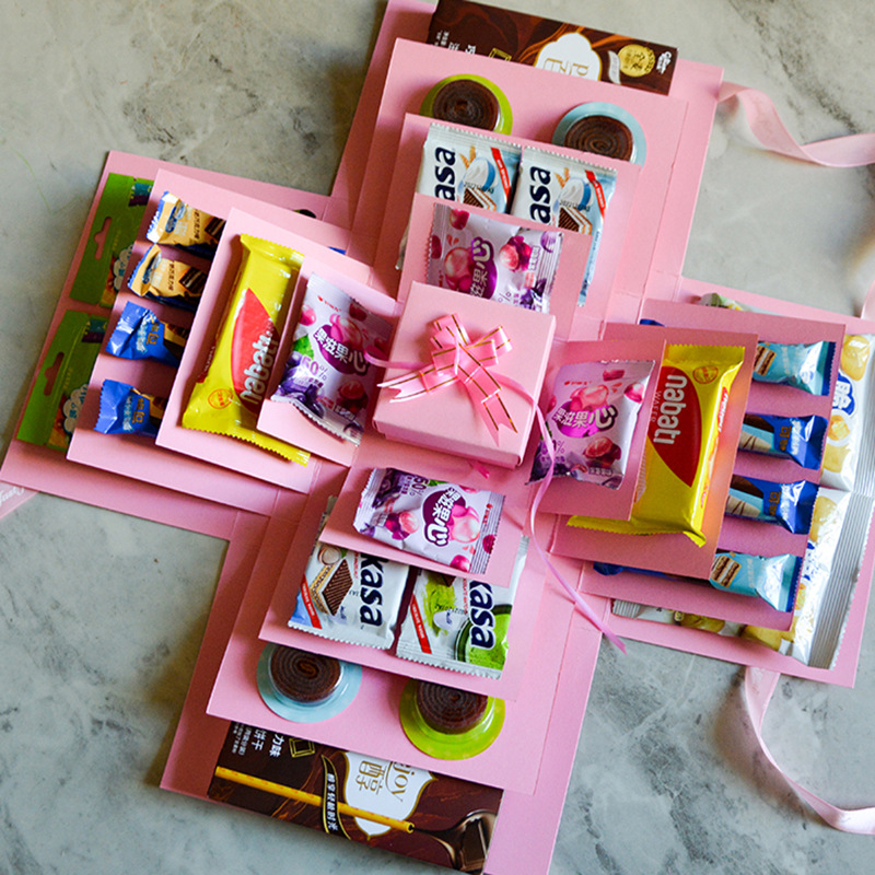 5-Piece Surprise Box Kit – DIY Explosive Gift Set for Custom Filling