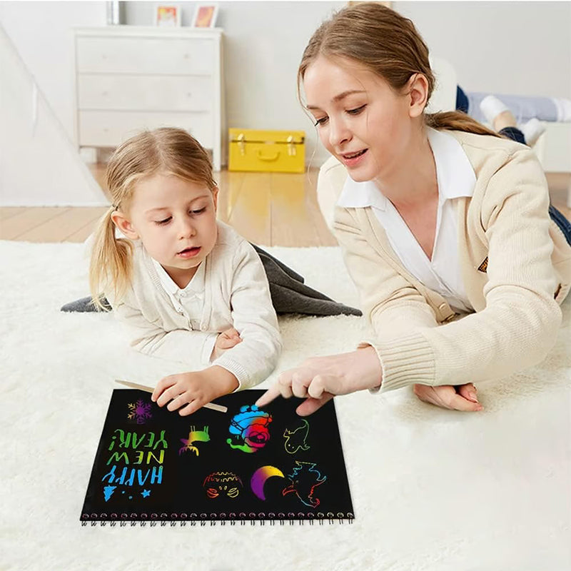 LumaTrace™ — Ignite Your Imagination and Melt Stress Away with Every Colorful Scratch
