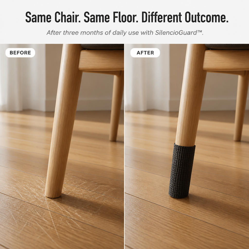SilencioGuard™ — Cover Any Furniture Leg to Prevent Scratches & Screech