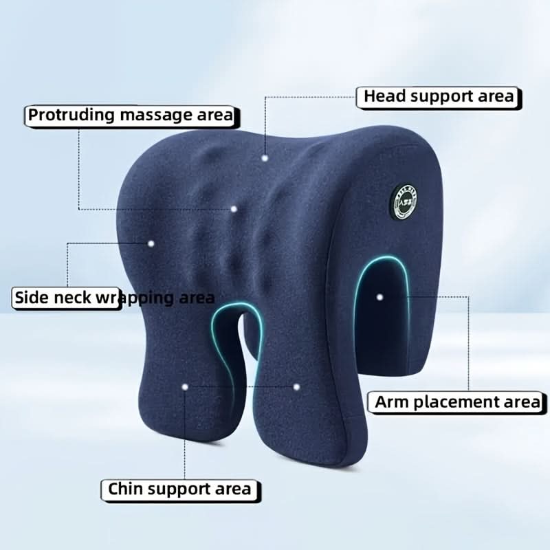 Ergonomic Cushion for Napping on Chairs and Workspaces