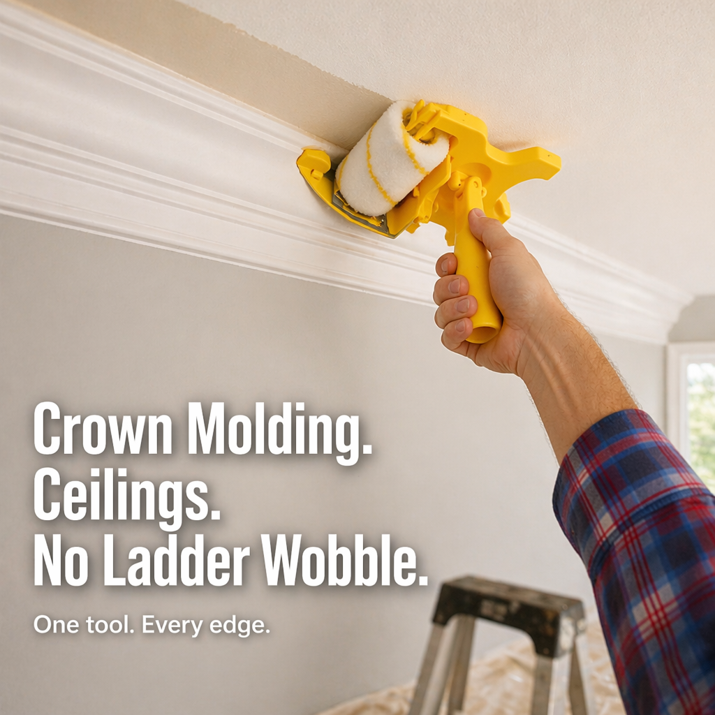 FluxEdge™ Paint Edger — Create Crisp Lines Without Tape, Drips, or Cleanup