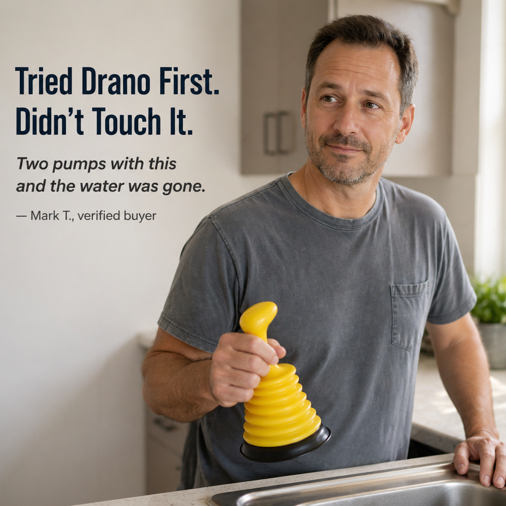 DrainMight™ — Clear Tough Sink Clogs Fast Without the Fuss