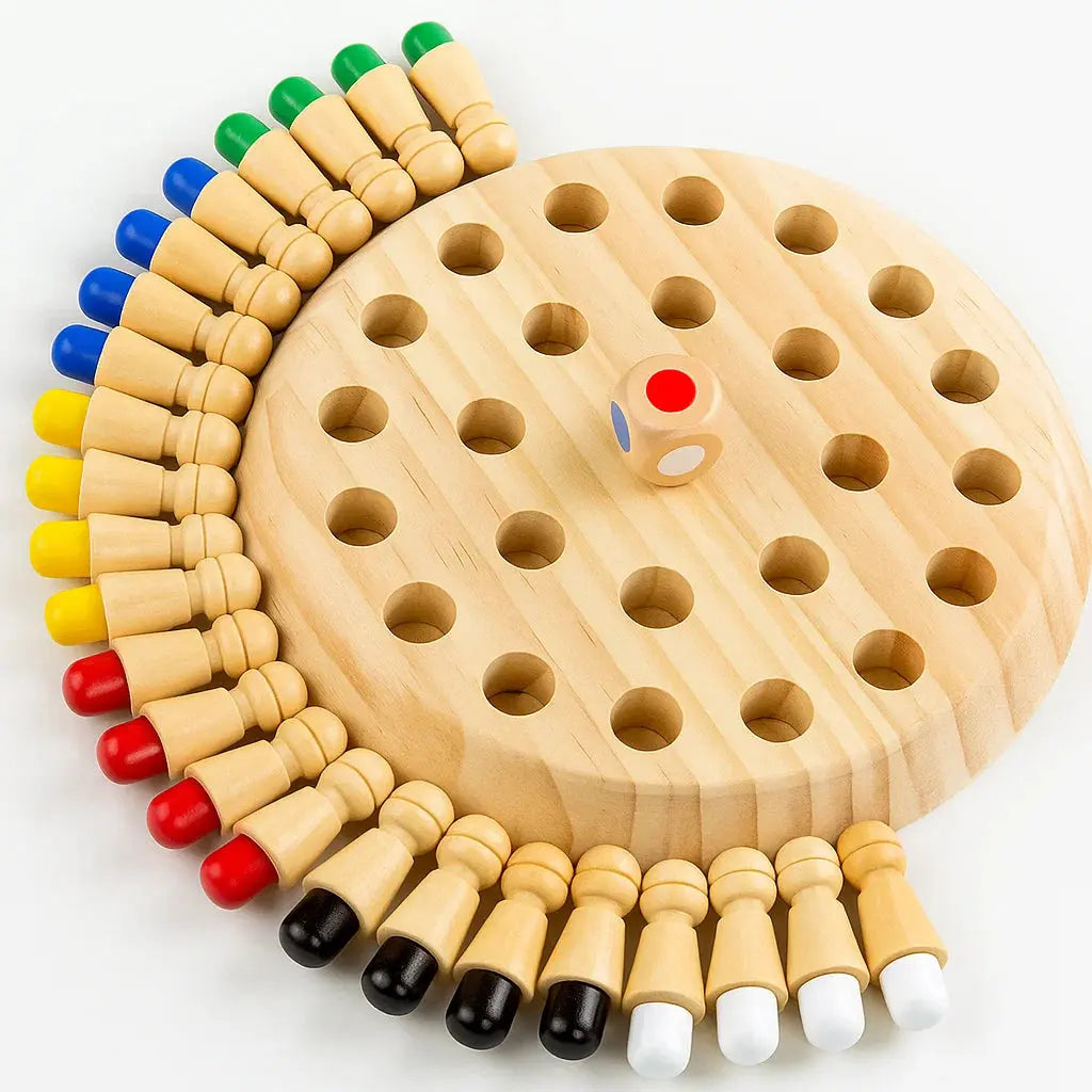 Wooden Memory Challenge — Mental Workout to Boost Memory and Coordination