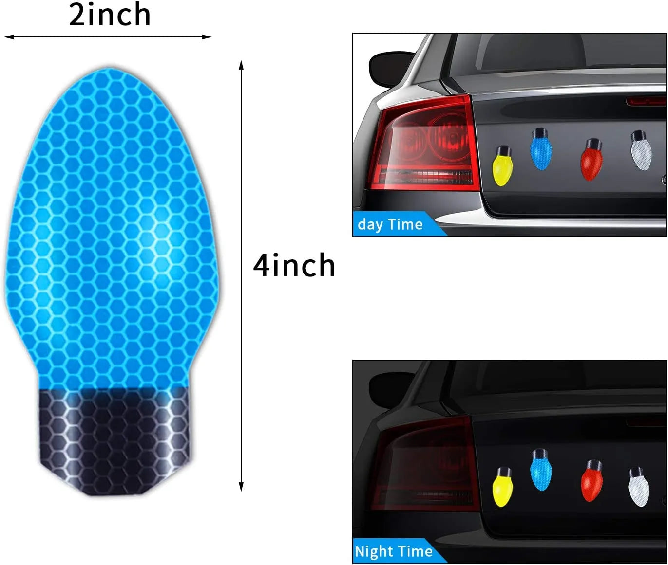 LumaGlow™ Magnetic Bulb Set — Make Every Ride Unforgettable with Radiant Holiday Magic