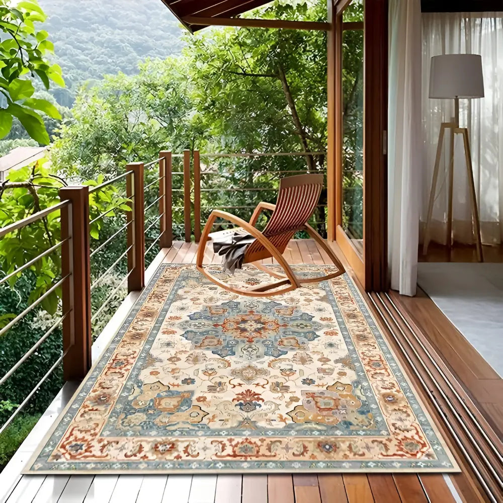 Outdoor Area Rug | PVC Non-Slip Backing | Nordic Style | FjordFloor