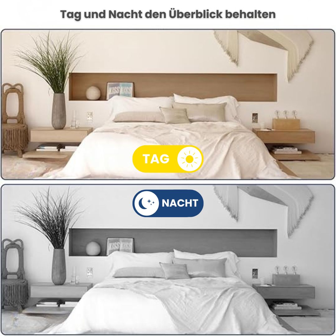 Compact Camera | Live Remote Monitoring | Motion-Activated Night Vision | SafeOrbit